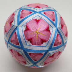 Temari Cat Shop Temari“桃子”淺藍色10cm Temari Temari Temari 四季掛飾 第2張的照片