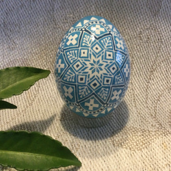 イースターエッグ(PYSANKY)  本物の卵です(๑˃̵ᴗ˂̵) 2枚目の画像