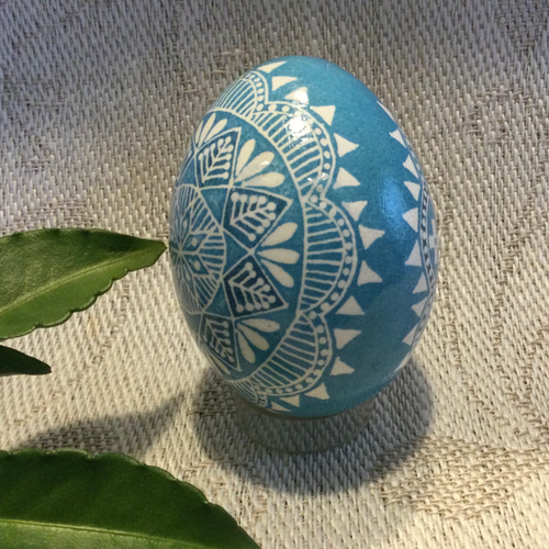 イースターエッグ(PYSANKY) 本物の卵です(๑˃̵ᴗ˂̵) クリスマスツリー