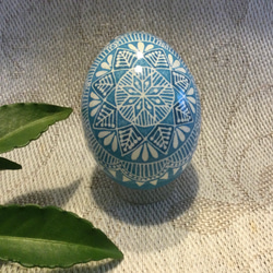 イースターエッグ(PYSANKY)  本物の卵です(๑˃̵ᴗ˂̵) 1枚目の画像