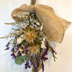 80センチのネイティブドライフラワーの大きい壁掛け 大きい