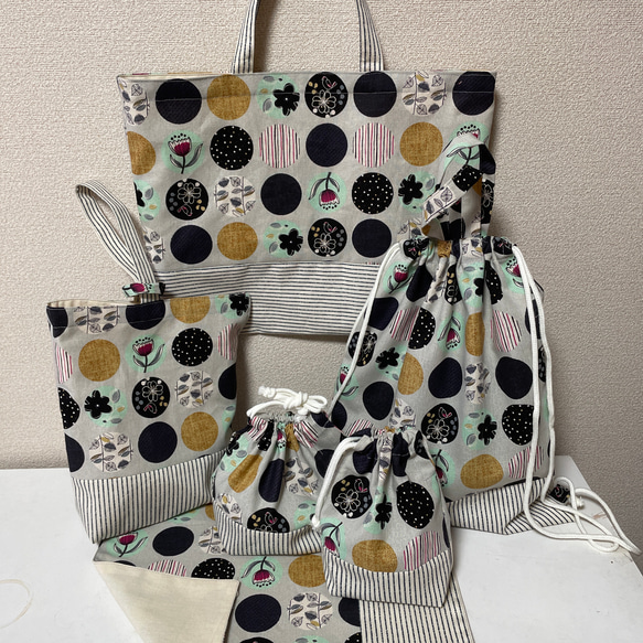 入園入学 通園通学 6点セット(レッスンバッグ・シューズバッグ