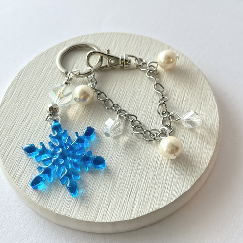 雪の結晶バッグチャーム / レジン その他アクセサリー 華昇 優羽 通販