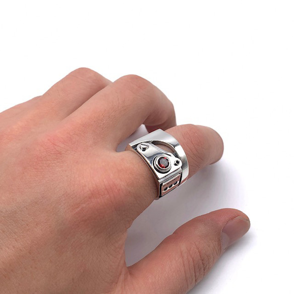 シルバー925 リング メンズ/スチームパンク リング/シルバーアクセサリー メンズ/男性へのプレゼント/fc104 アクセサリー・ジュエリー アクセサリー（メンズ） 指輪・リング C1941973318(14850円)