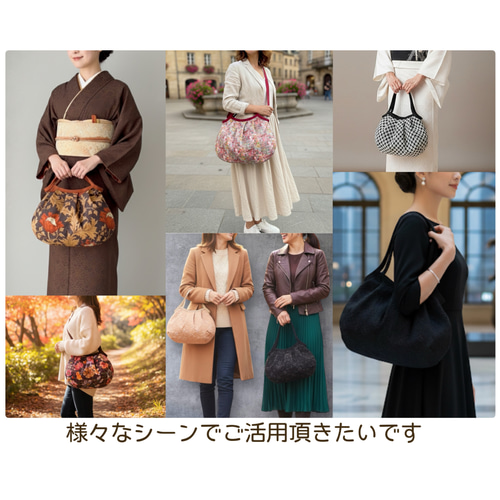定番人気】コロンと可愛いショルダーグラニーバッグ ✤リバティ