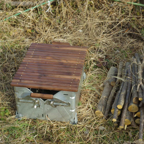 ウォールナット シェルコンテーブル (シェルコン アウトドアテーブル