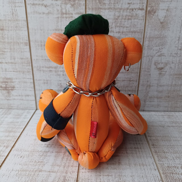 ANARCHY BEAR/ORANGE(25cmテディベア) 3枚目の画像