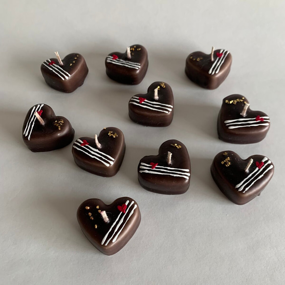 アロマキャンドル『Heart chocolate』 3枚目の画像