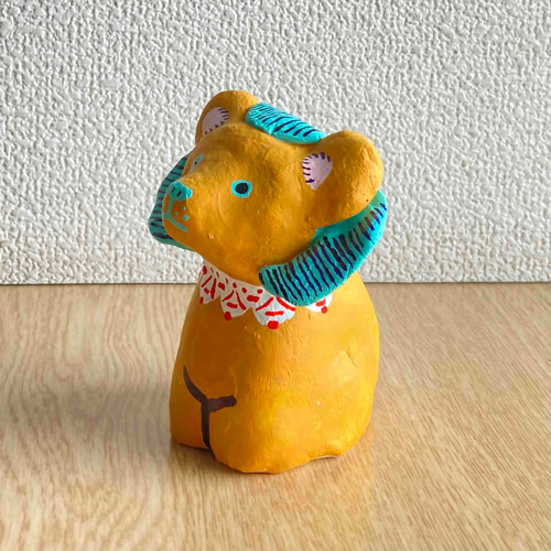 サーカスの人気者 ライオン【手作り人形】【置物】 立体・オブジェ