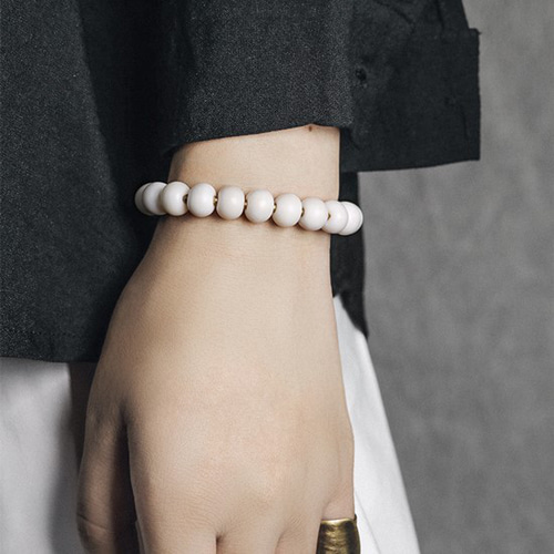 受注制作＞鹿の骨のブレスレット メンズ レーディス自分にご褒美 B050  