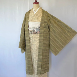 新品 正絹 袷 女物 長羽織 紬 着物 haori しば田（お休み） 通販
