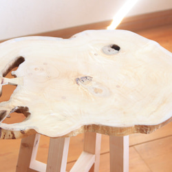 天然木　高野槙の切り株　サイドテーブル　１点もの 5枚目の画像