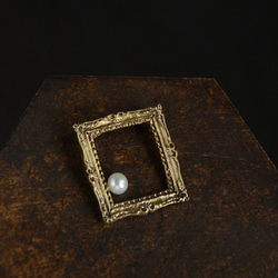 Museum / brooch - Pearl 2枚目の画像