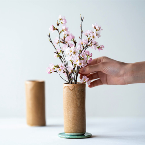 flower vase [M] ｜びわ色 【啓翁桜プレゼントキャンペーン