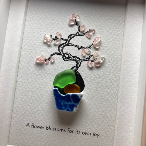 シーグラスアート「桜」 その他アート ゆきみ工房 通販 15325811