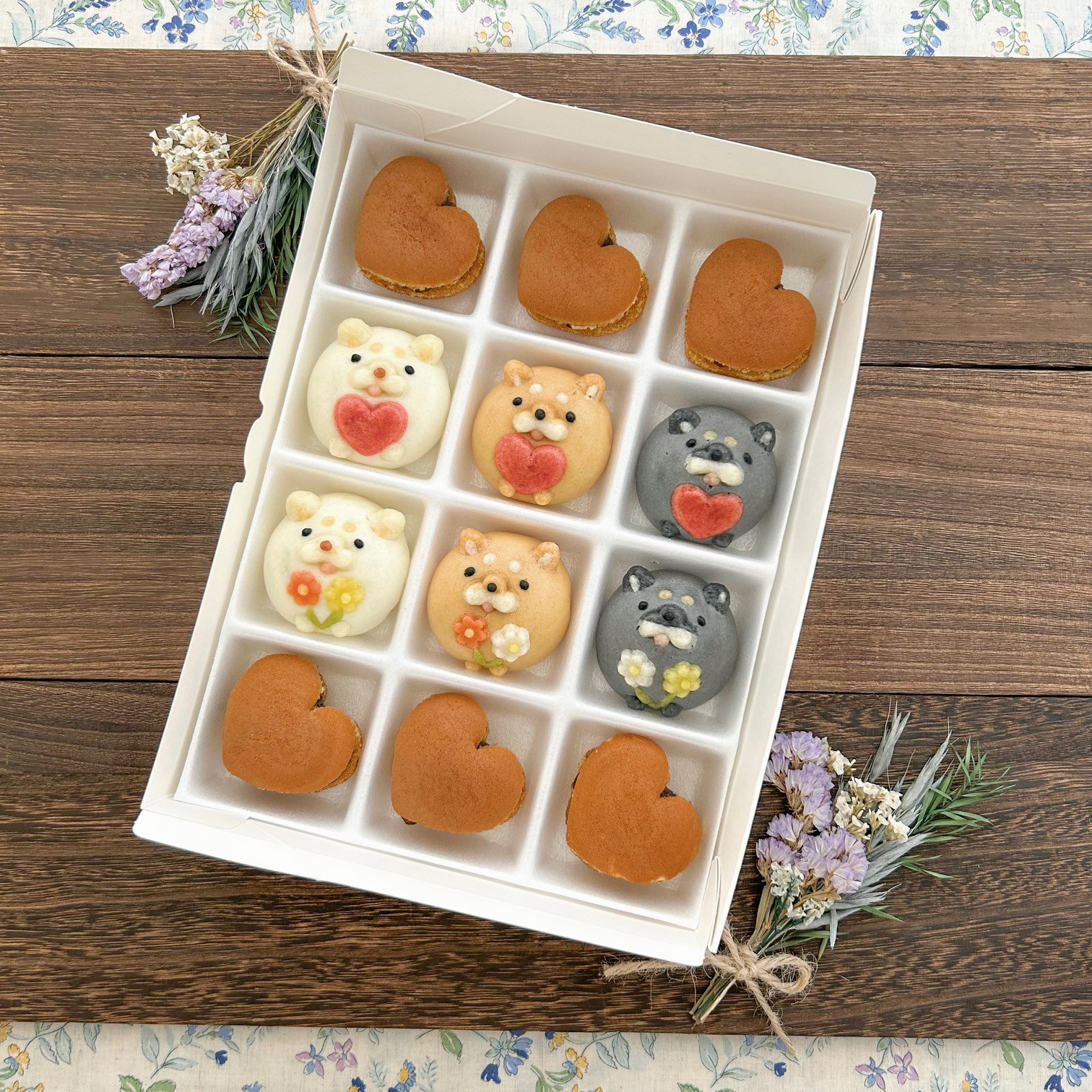 柴犬饅頭☆お茶の時間set