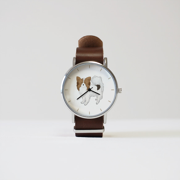 パピヨン ブラウン【２】の腕時計 1枚目の画像