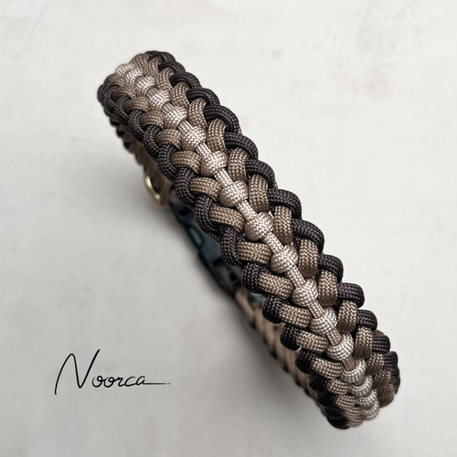 d02】パラコード首輪 幅広 3色 バックル オーダーメイド リード・首輪