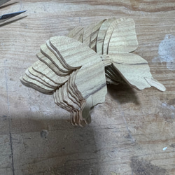 木製蝶々ブローチ「カラスアゲハ」papilio dehaanii♂ 6枚目の画像