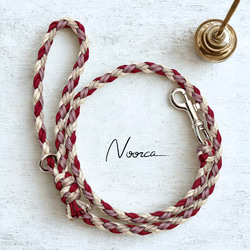 e03】パラコードスタンダードリード 8本編み リード・首輪 Noorca