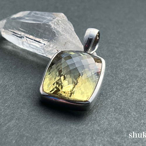 ◎ 黄色い宝石 ◎ レモンクォーツ silver 925 ネックレス ◎ 黄色い宝石 ◎ レモンクォーツ silver 925 ネックレス