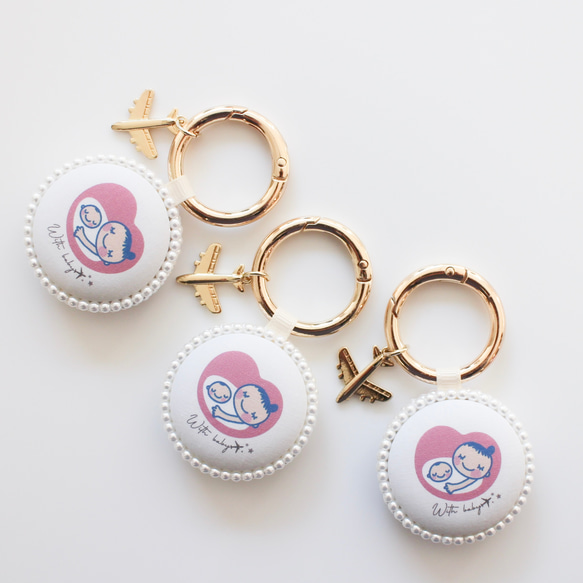 ①ベビーチャーム　マタニティマーク　キーホルダー　バッグチャーム 楽天市場】マタニティマーク 木製 Fleurライン ウッド お花 フラワー