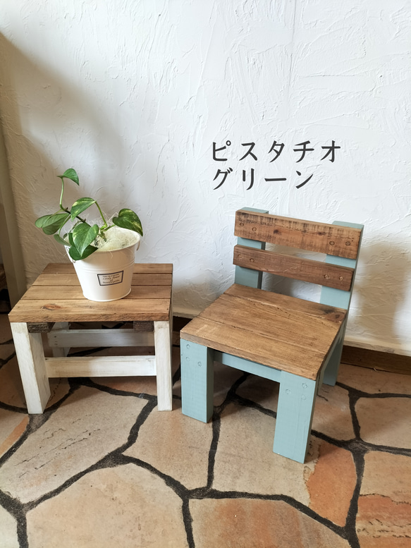 子供用イス　キッズチェア　木目調　木製イス　椅子　子供用 5枚目の画像