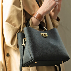 入学式/卒業式 第3世代 2way ハンドバッグ 上質本革 ショルダー