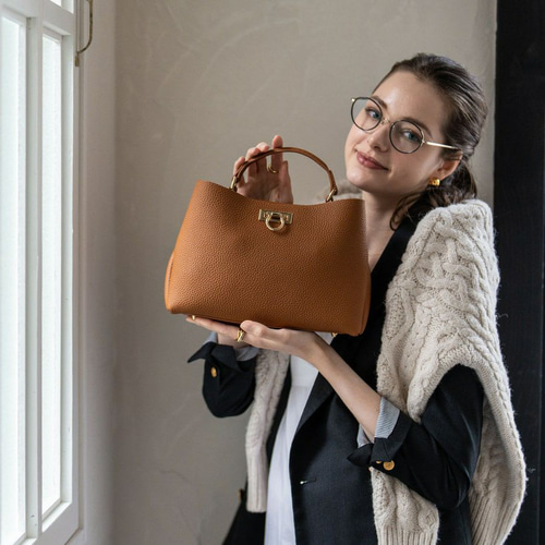 第3世代 2way ハンドバッグ 上質本革 ショルダー 入学式/卒業式