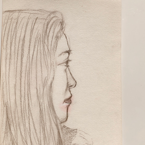 オーダーメイド】デッサン 人物画 パステル色鉛筆 木炭鉛筆 絵画
