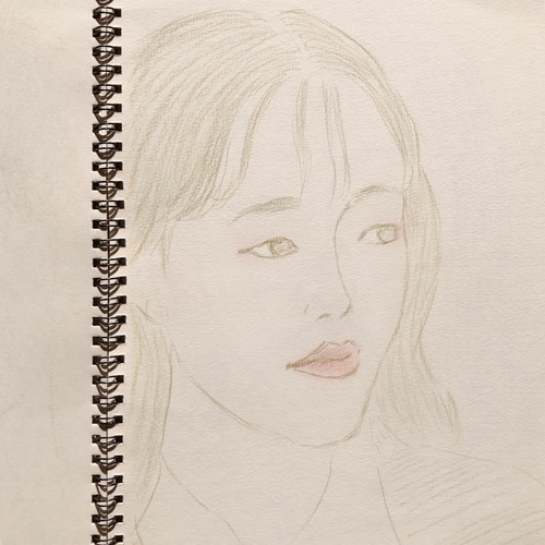 オーダーメイド】デッサン 人物画 パステル色鉛筆 木炭鉛筆 絵画