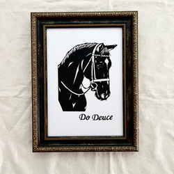 タイトルホルダー 切り絵ポスター（原画） 切り絵 megane041 通販