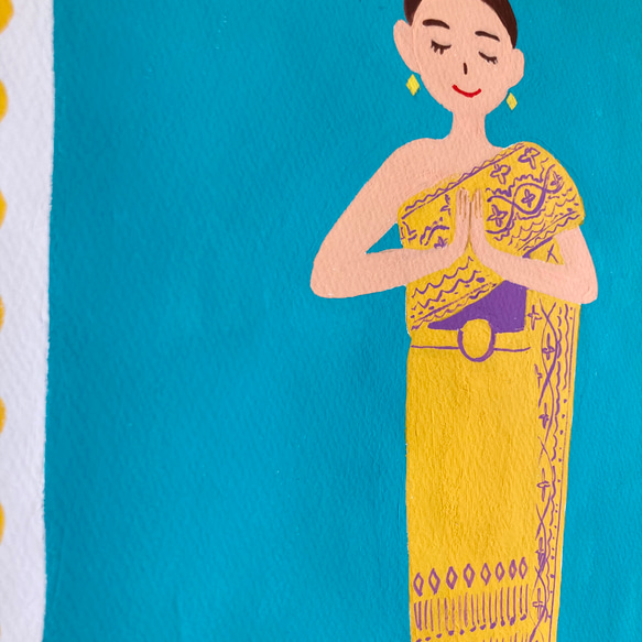 原画『タイの民族衣装』 