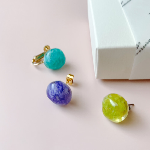 スイートピー 花びら ピアス/イヤリング ピアス（スタッド・一粒 