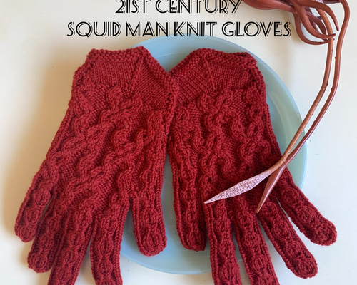 REDDISH BROWNのKNIT GLOVE USED COLOR KNIT GLOVE | SIGHTO
