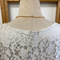 Sale price ★ 正裝 ❤️ Total lace simple dress Beige (size free M) 第13張的照片