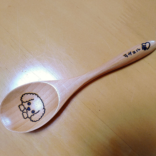 名入れOK！イラストが選べる木製スプーン｜卒園・誕生日プレゼントに