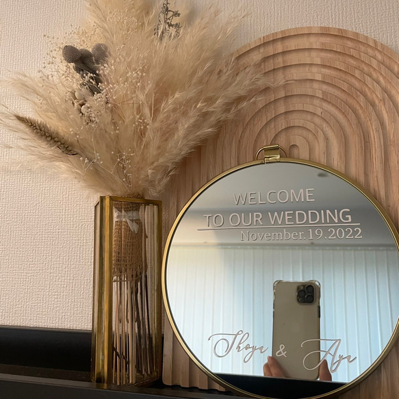 ウェディングステッカー ⑯ ウェルカムボード S and M 通販