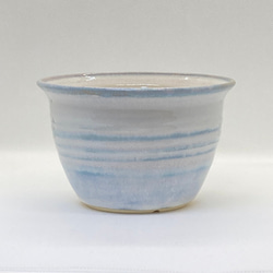 植木鉢　〜青白釉・受け皿付き〜 5枚目の画像