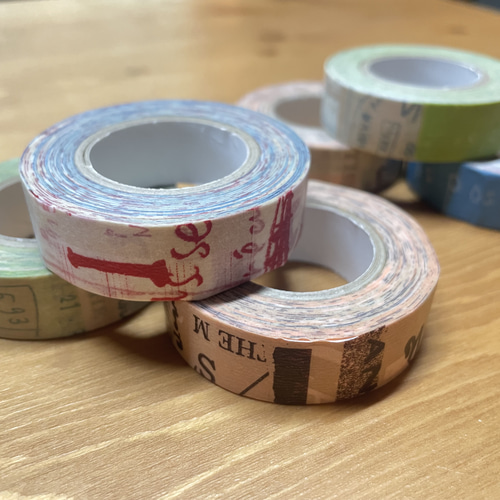 井上陽子マスキングテープ［マステ］：15mm幅：グラフィティA（無包装