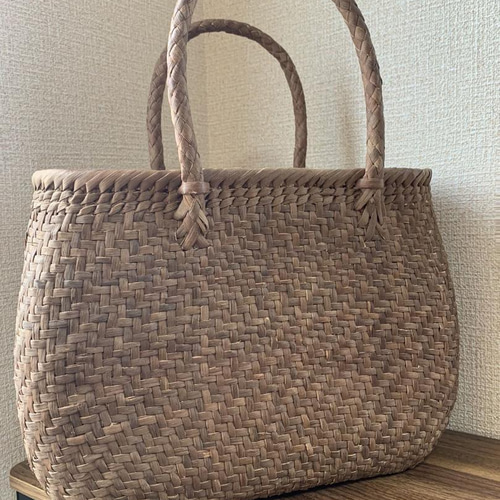 山葡萄一番皮 山葡萄籠バッグ 手作り 山葡萄かごバッグ 内布あり