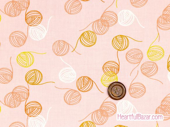 USAコットン(110×50) moda lazy afternoon 毛糸玉 ピンク 1枚目の画像