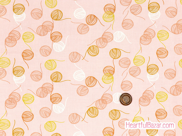 USAコットン(110×50) moda lazy afternoon 毛糸玉 ピンク 2枚目の画像