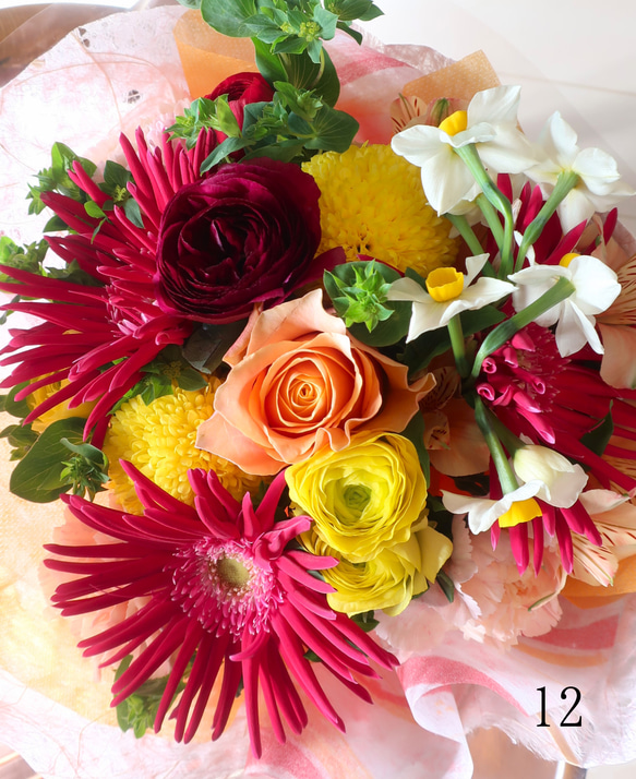 【生花】季節の花束 ￥3,800【贈られる方のイメージで制作】 12枚目の画像