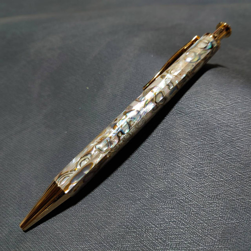 ハンドメイド マザーオブパール ドラゴンボールペン マザーオブパール ボールペン【送料・ギフトボックス無料・当日発送