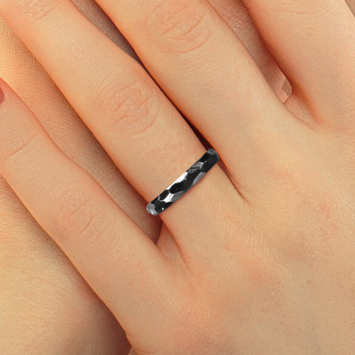 タンタルの結婚（アレルギー対応）漆黒の槌目 MG－059 指輪・リング