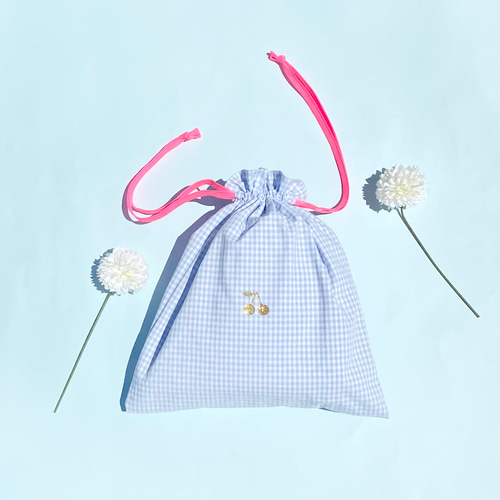 リクエスト品　ハンドメイド　入園入学準備　３点セット　ぎっしりさくらんぼ 入園入学3点セット 【さくらんぼベージュヌビ】 女の子 レッスン