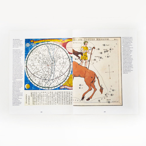 1742年の天文学 黄道帯星座図 古い写本の複製 ヴィンテージ イラスト