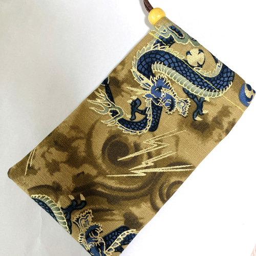 かっこいい龍柄 お守り巾着袋 ③10×6cm 巾着袋 Rinoa 通販