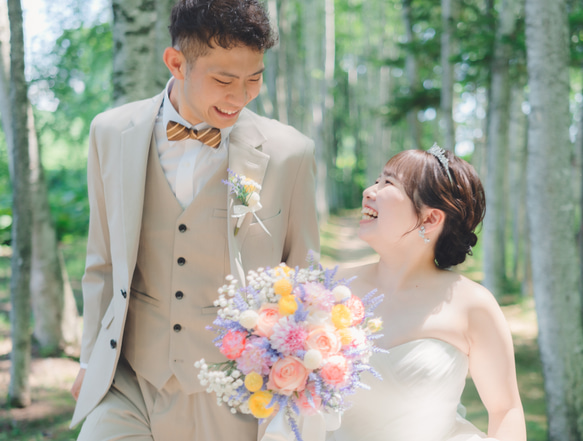 木製蝶ネクタイ【朴×ウォルナット×メープル】 3枚目の画像